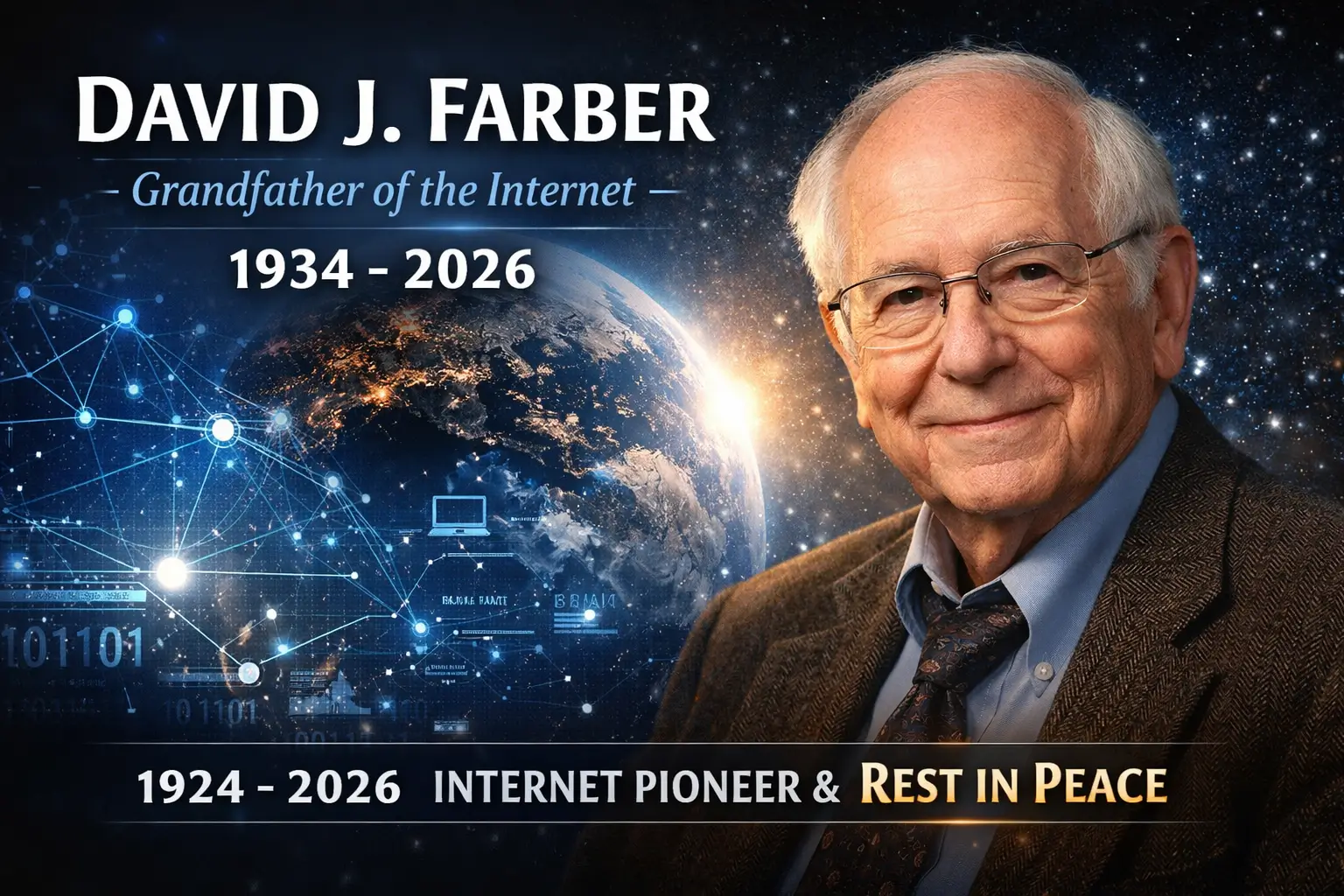 David J. Farber Dies at 91: Remembering the ‘Grandfather of the Internet’