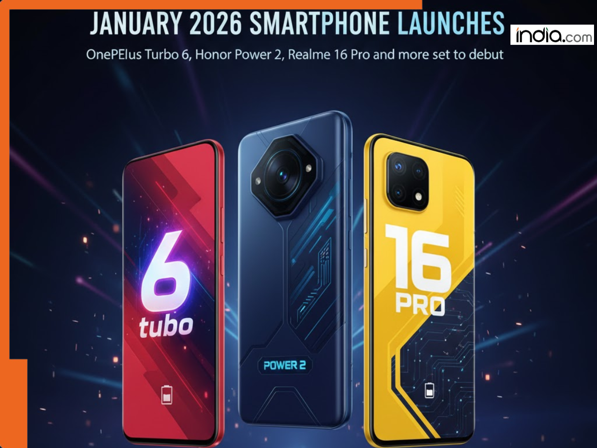 January 2026 Smartphone Launches: OnePlus turbo 6, Honor power 2, Realme 16 pro and more set to debut