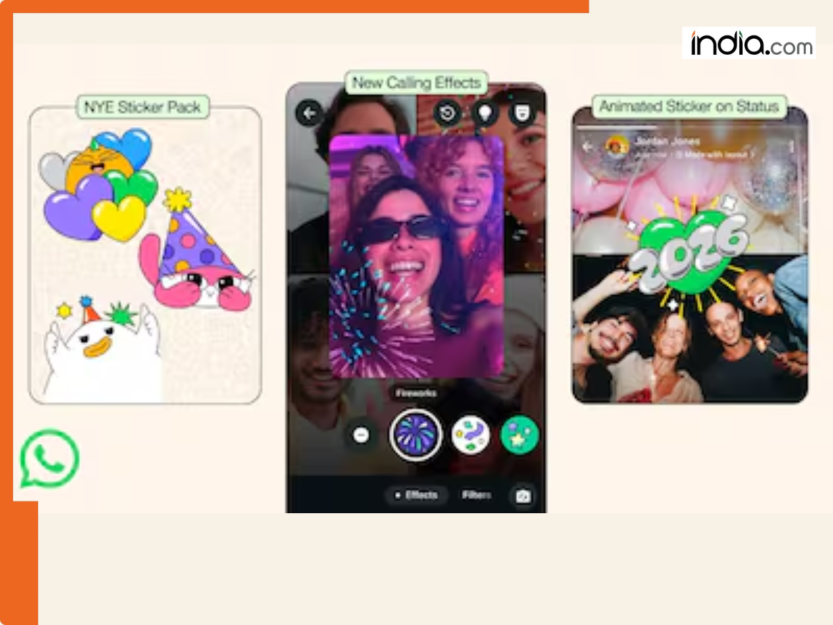 WhatsApp’s New Year 2026 surprise is live – These new stickers and call effects change everything