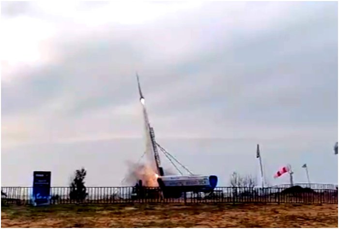 Watch: India Launches Its 1st Reusable Hybrid Rocket – Rhumi 1
