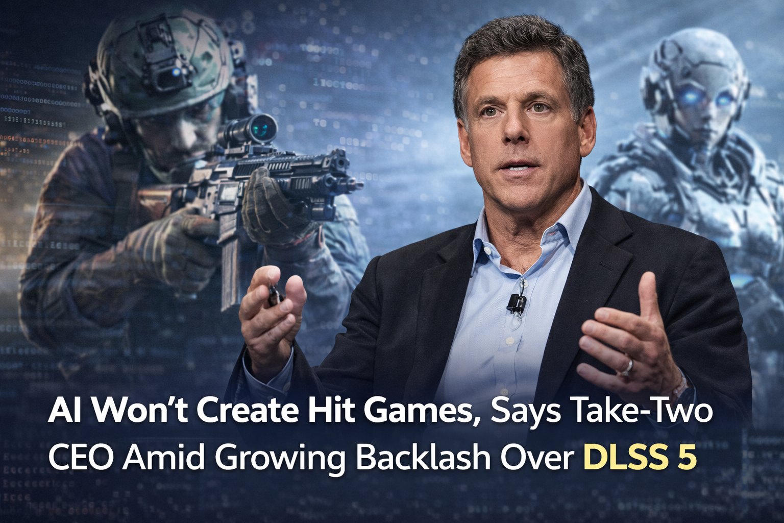 AI Won’t Create Hit Games, Says Take-Two CEO Amid Growing Backlash Over DLSS 5