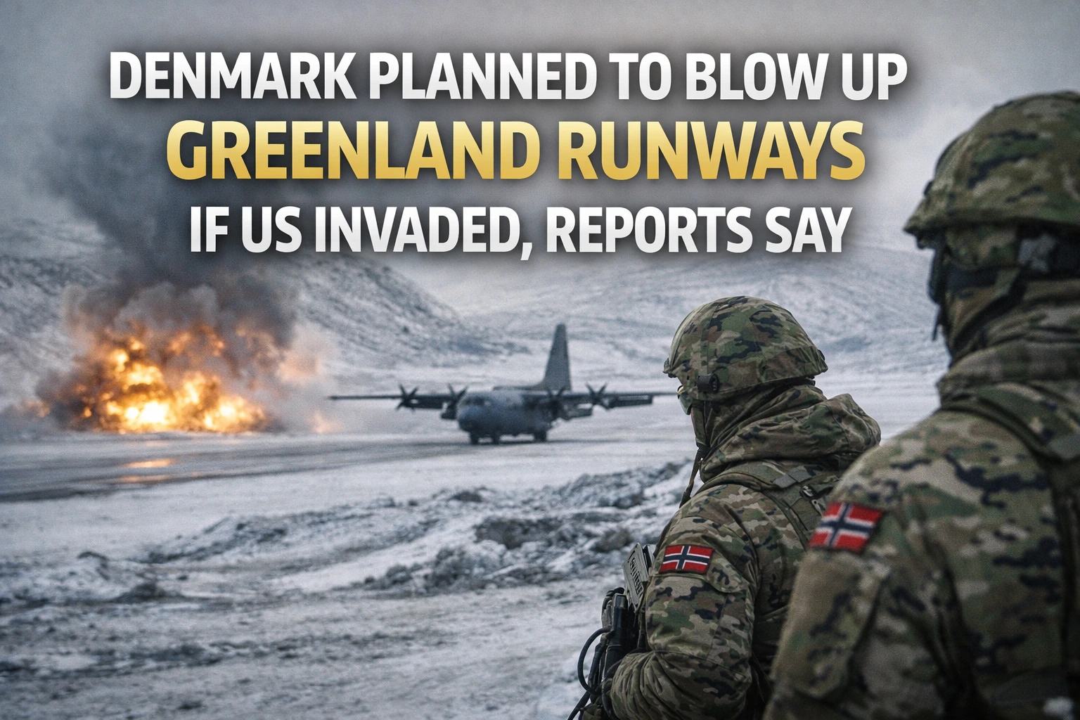 Denmark Considered Destroying Greenland Runways Amid Fears of US Invasion: Reports