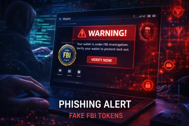 FBI Warns Tron Users of Phishing Scam Using Fake Tokens