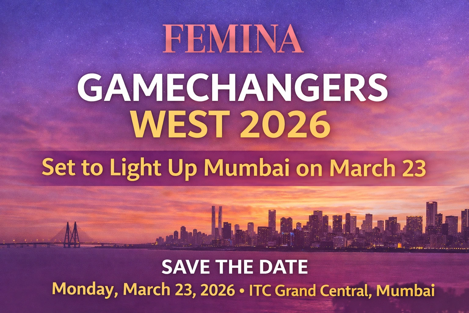 Femina GameChangers West 2026 Set to Light Up Mumbai on March 23