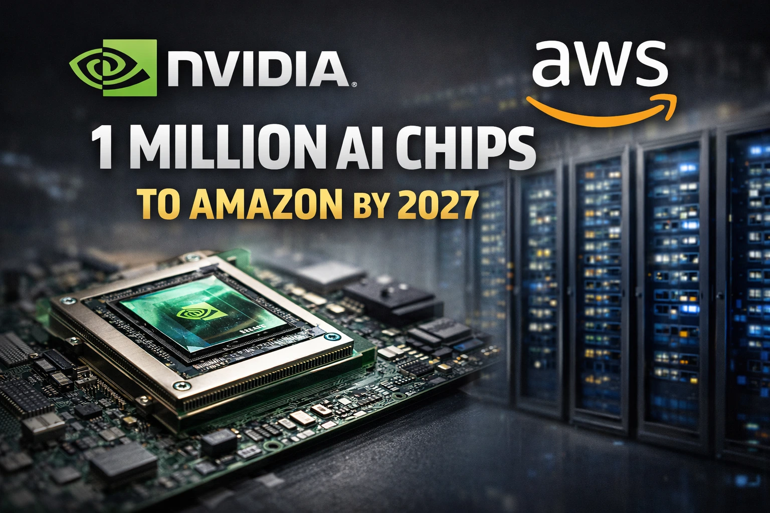 Nvidia to Supply 1 Million AI Chips to Amazon by 2027 in Major Cloud Deal