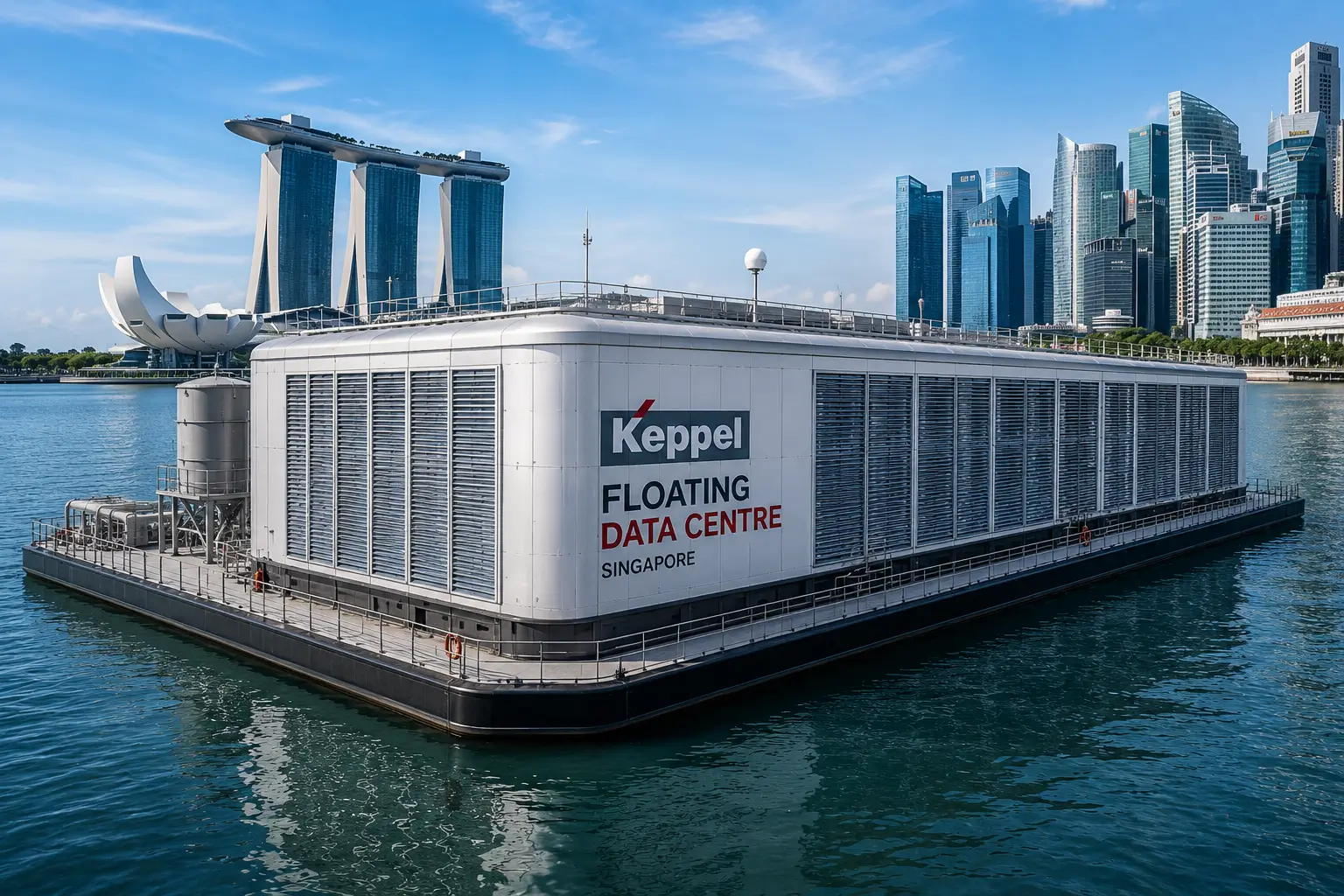 Keppel Unveils Floating Data Centre Concept in Singapore